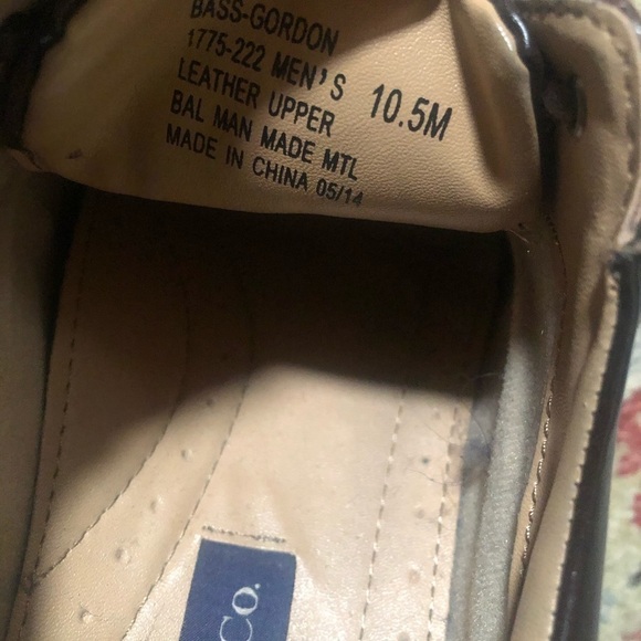 Men’s Leather lace up Brown Shoes Size10,5  in Excellent Used Conditi - Picture 10 of 14